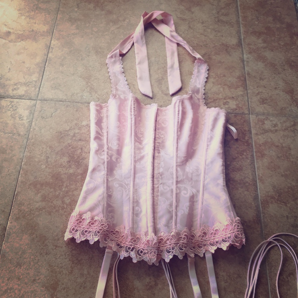 Pink Fredricks of Hollywood corset